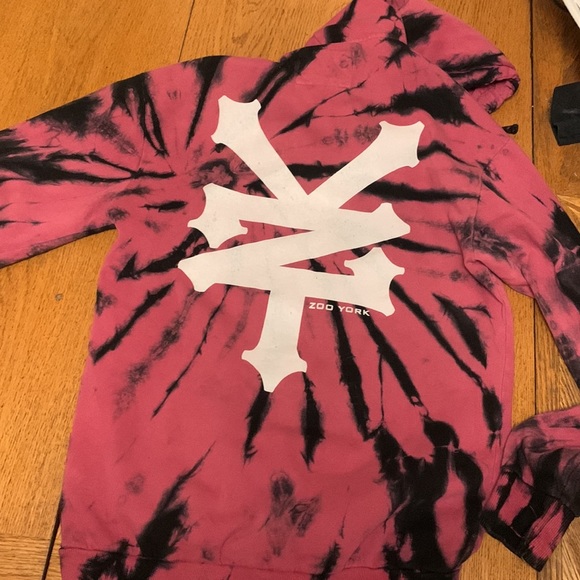 Zoo Zork graphic tie dye hoodie - Picture 2 of 3